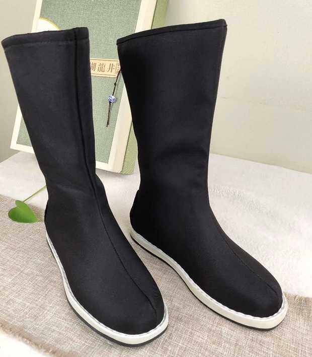 鞋子汉服古代男布靴男靴子古装皂靴男汉古风古典舞鞋