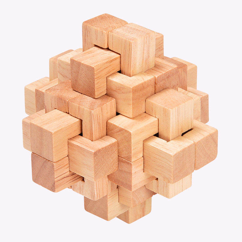 鲁班锁孔明锁全套小学生大号九连环益智成人玩具智力玄机盒套装