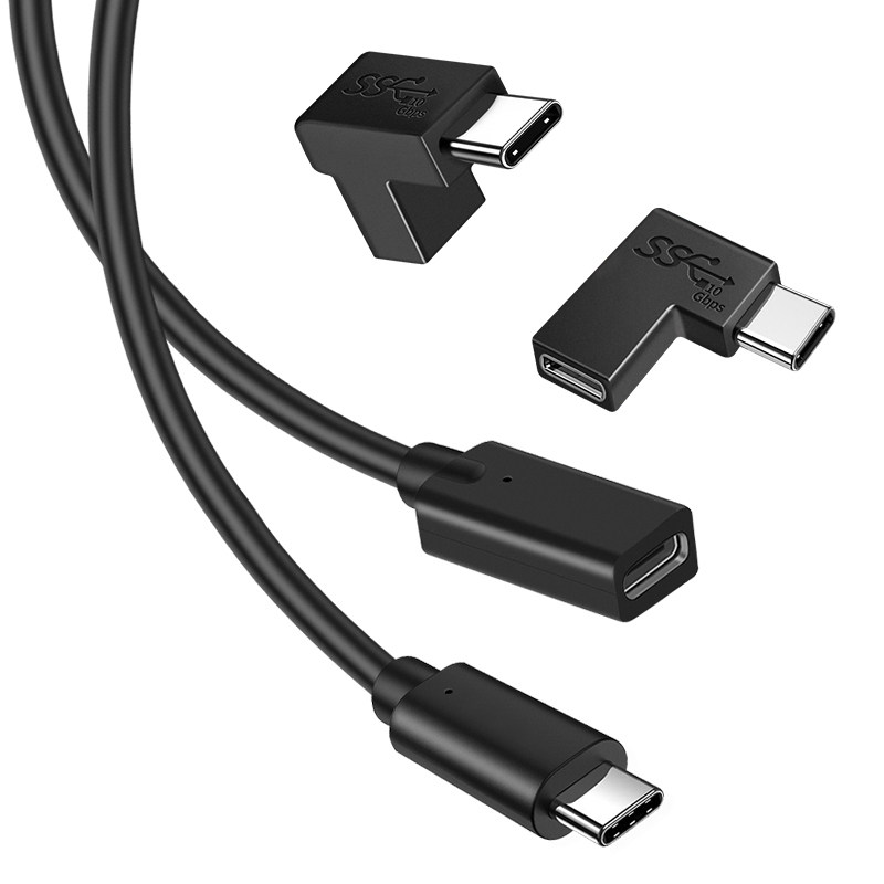 弯头usb31gen2笔记本pro小新联想air小米电脑苹果数据线