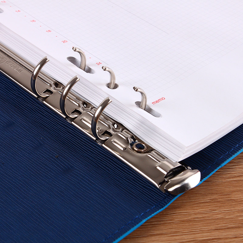 活页台湾朵莉a6金属开金本空b6可拆卸皮面笔记本