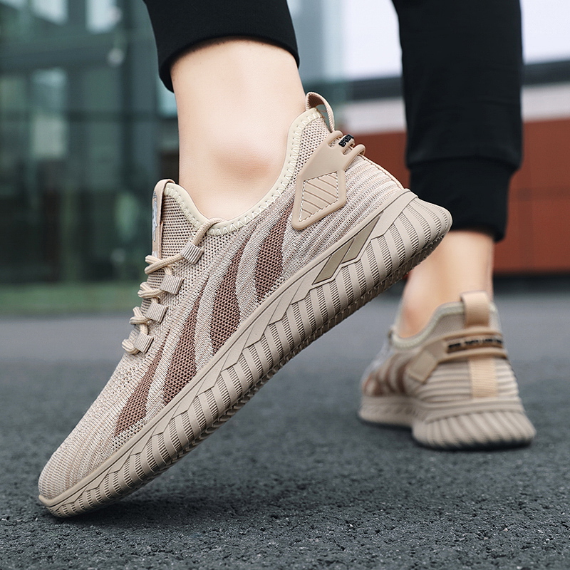 劳保鞋男夏季新款轻便防臭软底透气网面薄款耐磨运动休闲工作潮鞋