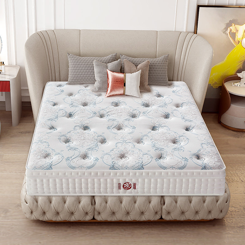 床垫龙凤床垫静音弹簧软硬适中国风国潮黄麻乳胶复合床垫