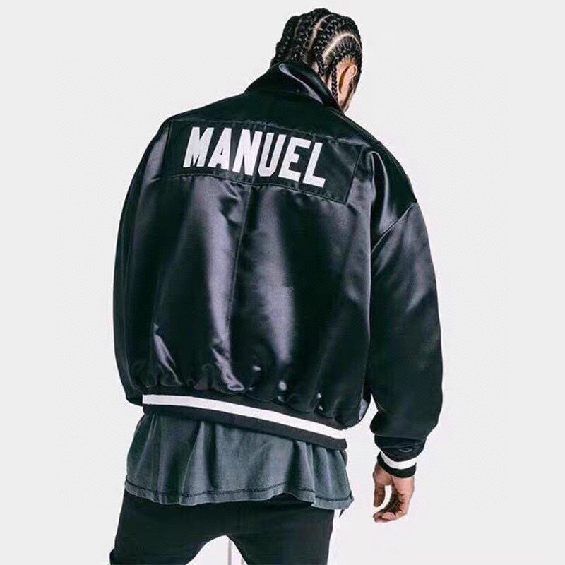 fear夹克外套飞行男女宽松高街fog教练of夹克