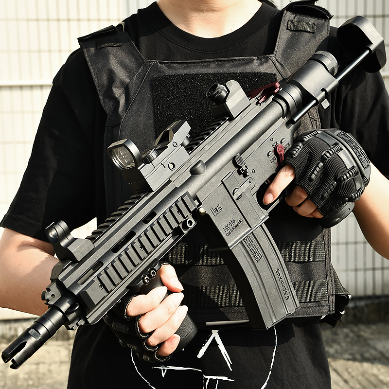 锦明j13hk416c电动连发预供水弹男孩绝地吃鸡电动玩具枪