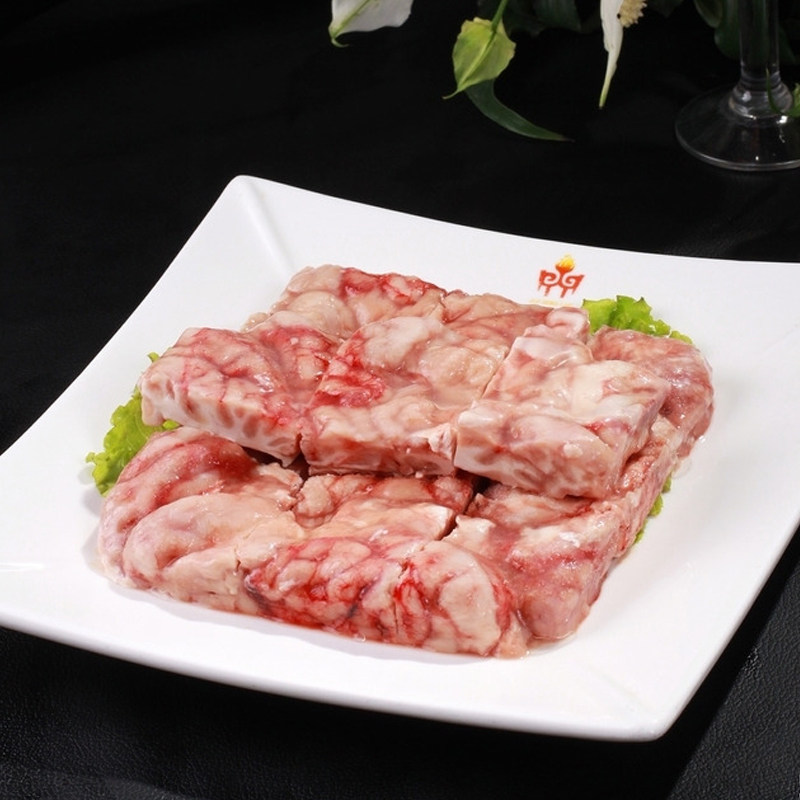 生羊脑4个火锅羊脑供应酒店批发冷冻新鲜羊脑羊肚包羊脑