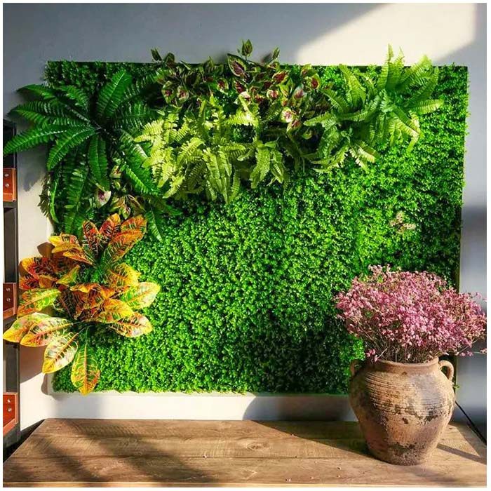 绿植墙仿真植物墙花墙背景装饰假草坪草皮墙室内网红墙面装饰创意