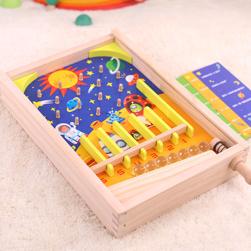 弹珠儿童桌游家庭亲子互动聚会趣味玩具玻璃儿童桌面游戏类