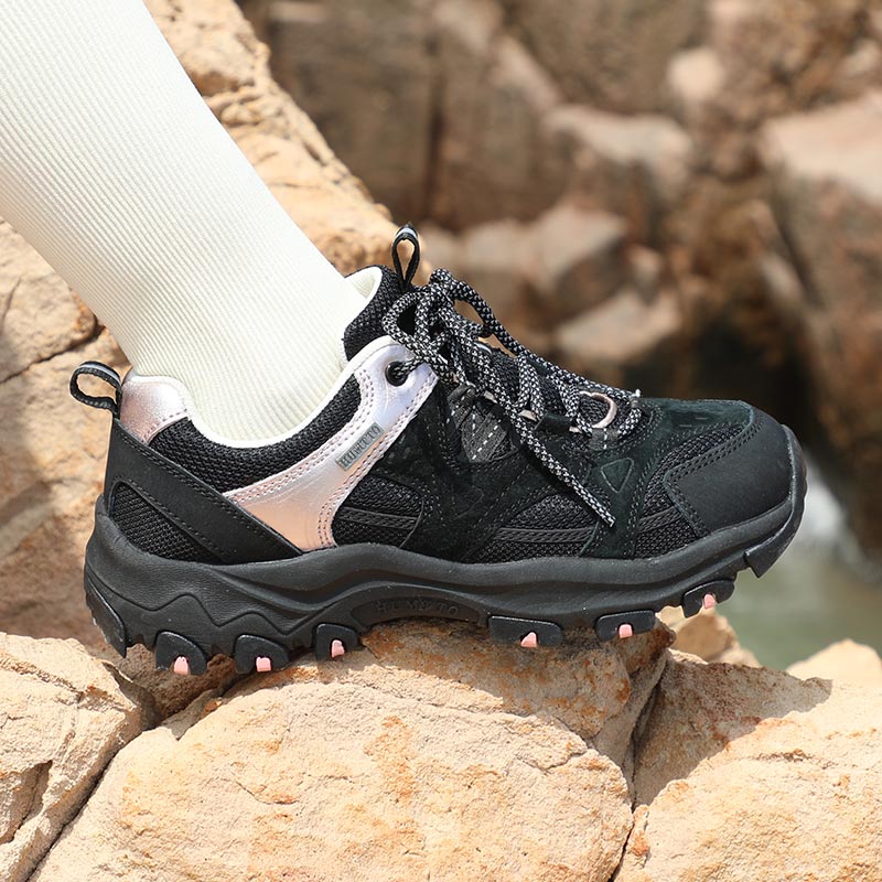 悍途户外登山鞋女轻便透气休闲鞋防泼水防滑徒步鞋舒适缓震运动鞋