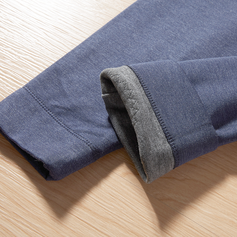 100%羊毛冬季棉裤男士保暖裤女蚕丝加厚高腰修身德绒打底裤秋裤薄