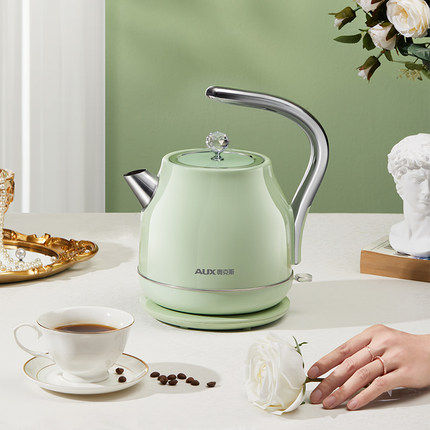 奥克斯官方京东电水壶电热水壶电水堡电壹胡不绣烧水壶电热水壶