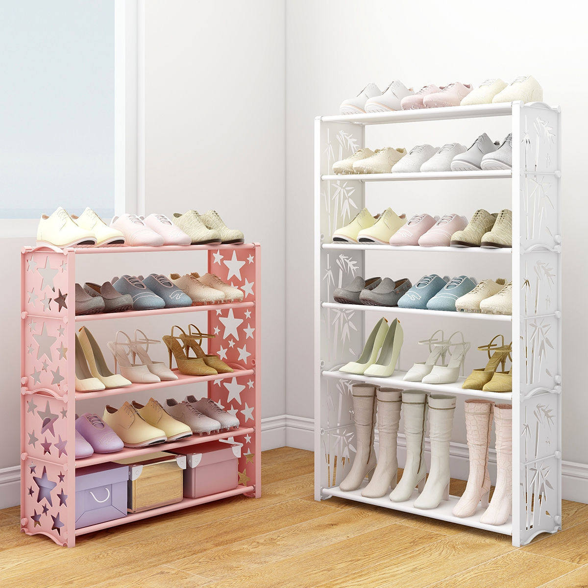 天猫家用门口宿舍小号收纳神器鞋架子