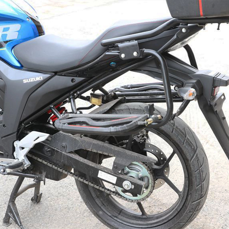 货架适用极客gsx155摩托车侧翻脚踏板gixxer155nk改装摩托车尾翼