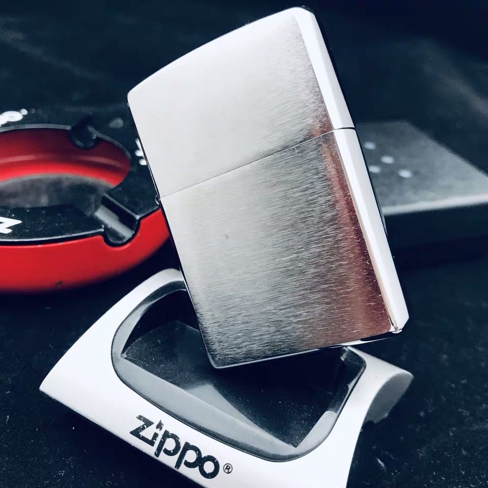 何小白zippo打火机原装正品花砂镜面磨砂拉丝zippo