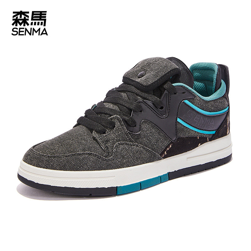 森马男鞋2021年春夏新款中高帮板男士休闲鞋韩版潮高帮鞋