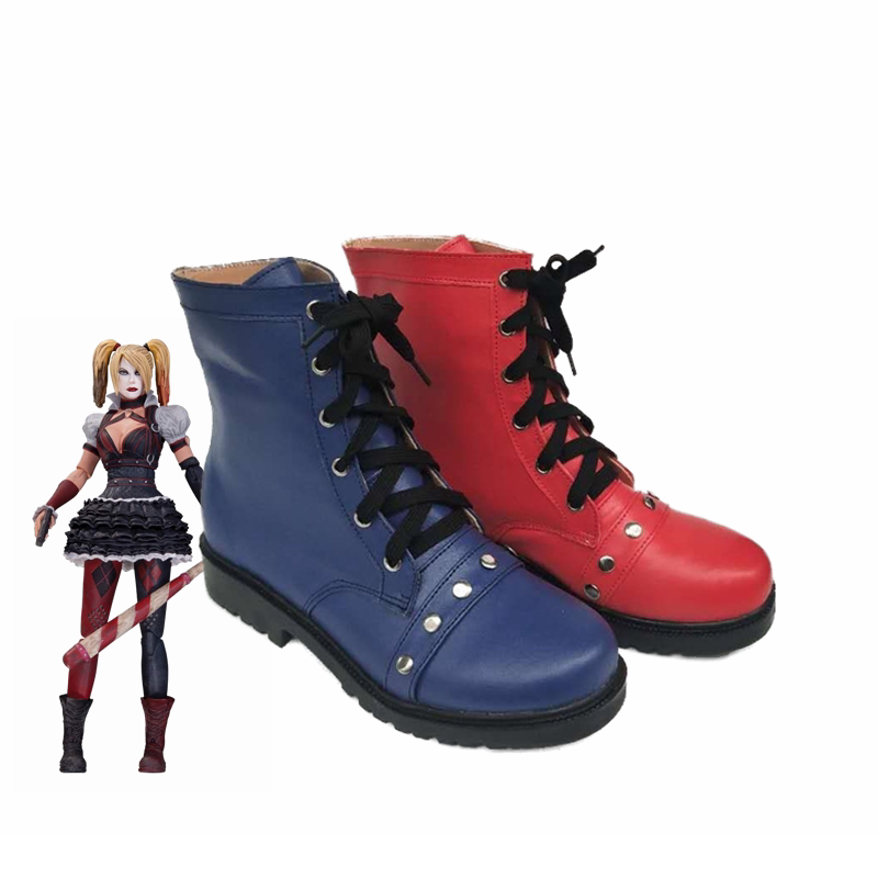 蝙蝠侠阿卡姆骑士哈莉奎茵小丑女cos鞋子定制cosplay男女服装代购