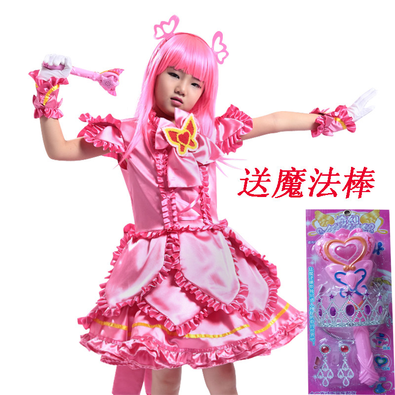 巴啦啦小魔仙服装巴拉拉美雪衣服女童套装儿童演出cos小魔仙衣服