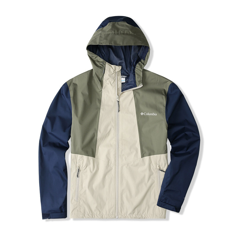 columbia哥伦比亚男装2021春夏新品户外单层奥米防水冲锋衣