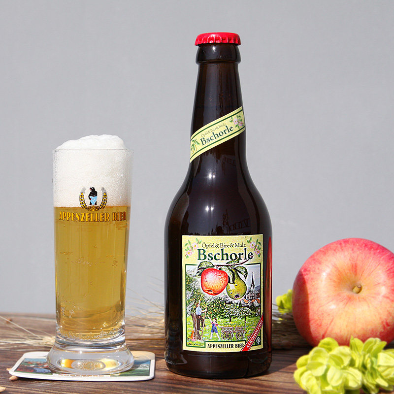 瑞士进口齐饮阿彭策尔水果蜂蜜精酿姜汁山泉啤酒