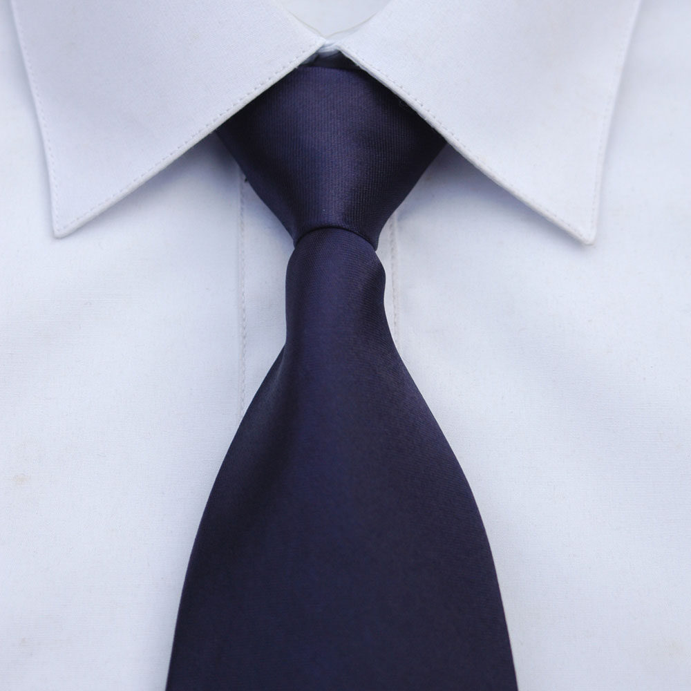 便携拉链懒人易一拉得男士商务务正装纯黑色领带