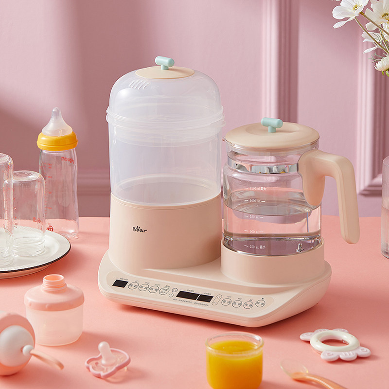 婴儿小熊温奶器恒温热水壶调奶暖奶奶瓶烘干暖奶器