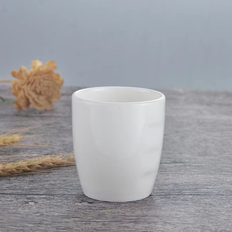 杯子茶杯水杯纯白色陶瓷酒店摆台早茶茶楼饭店杯子套装