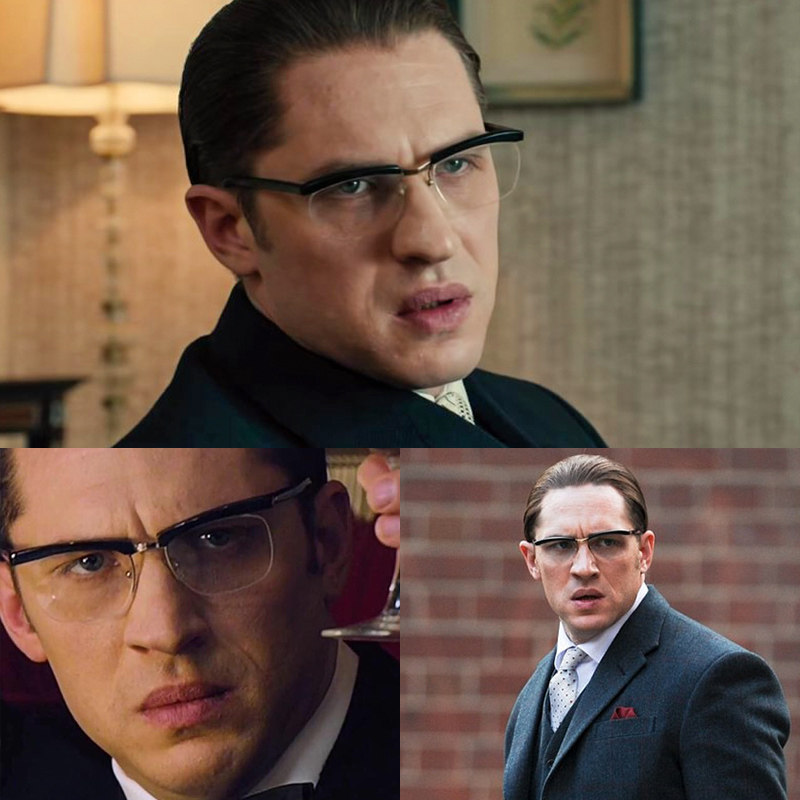 汤姆哈迪迪传奇暴徒同款眼镜框男款视镜板材半框眼镜架