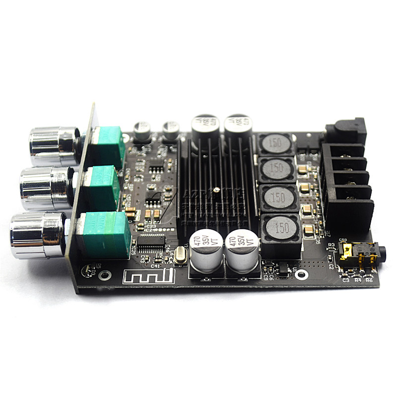 100w音频立体声声道双声低音炮模块功放蓝牙调节音频模块
