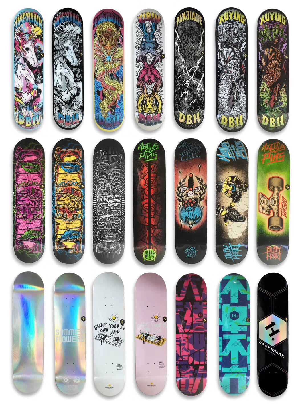 滑板dbh板面专业双翘极限面包砂桥滑板