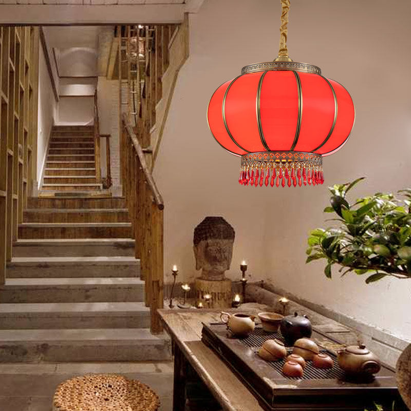 春节喜庆全铜大门中国国风吊灯结婚乔迁别墅灯笼