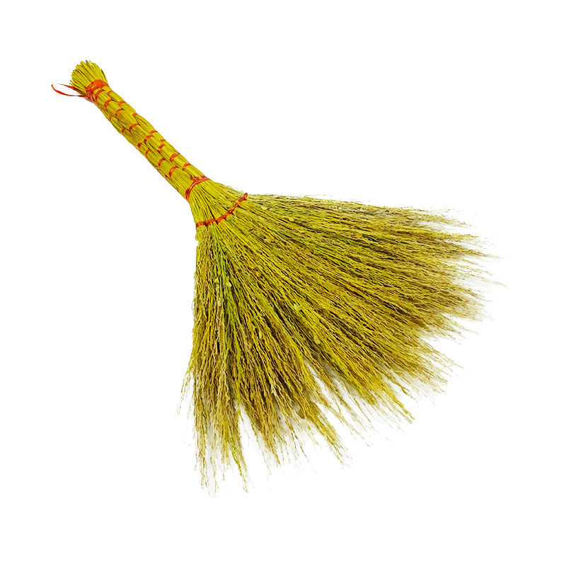 农家新型手工编织扫把家用地板清洁糯稻稻草扫把