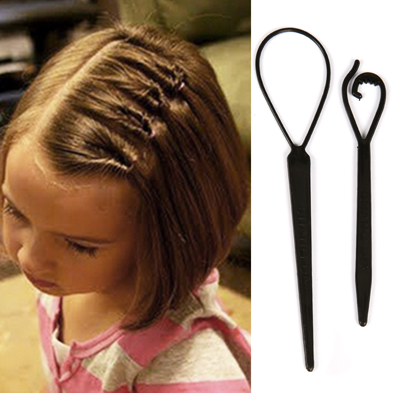 儿童发饰宝宝头发盘发神器丸子头拉发针编编发发饰