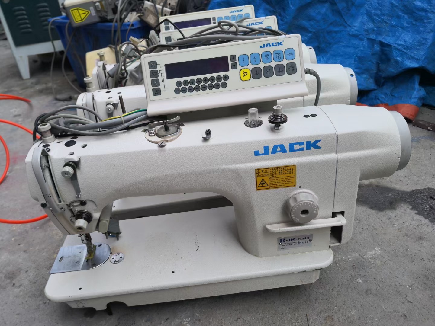 二手杰克中捷缝纫机直驱电脑平车整套四自自动缝纫机