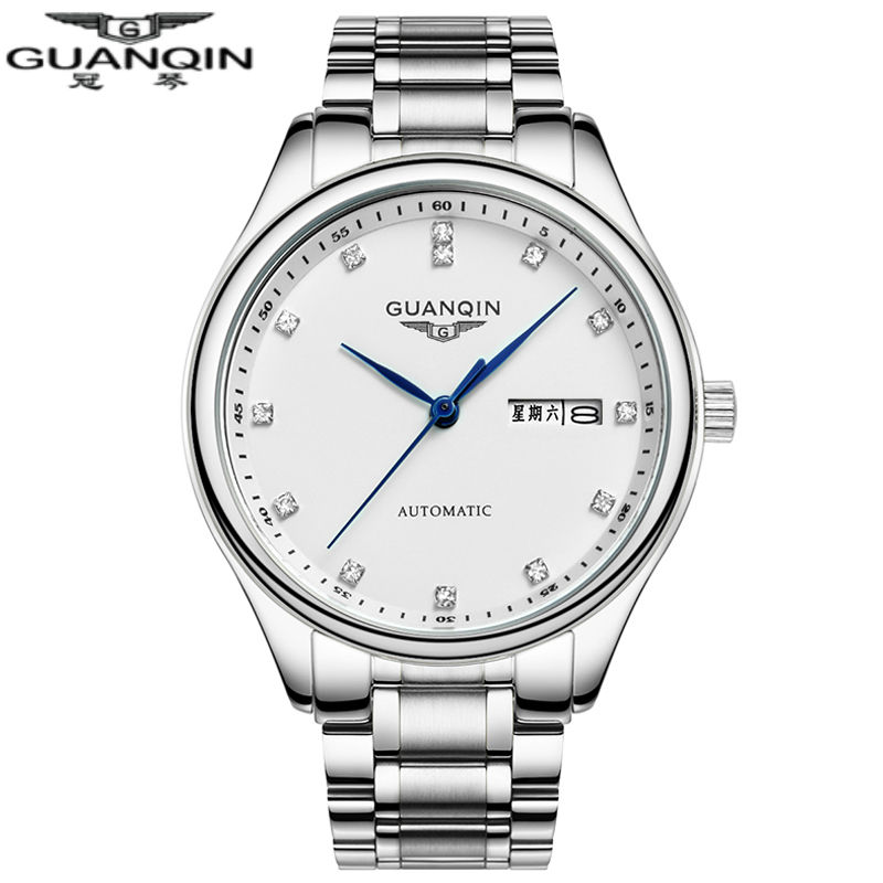 瑞士手表男士机械表薄全自动镂空防水时尚潮流钢带浪琴瑰丽男表