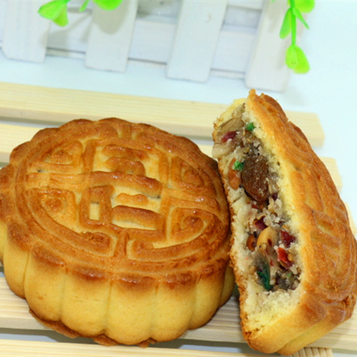 东北老式五仁月饼青红办公室零食独立包装一份月饼