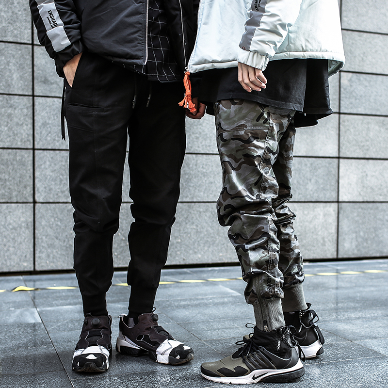 ENSHADOWER隐蔽者四代迷彩束脚裤男潮牌小脚休闲裤宽松机能工装裤