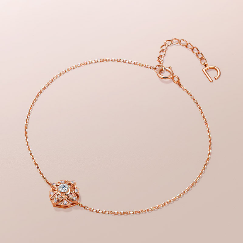 drlovepalace系列唯爱之光手链定制18k金送手饰