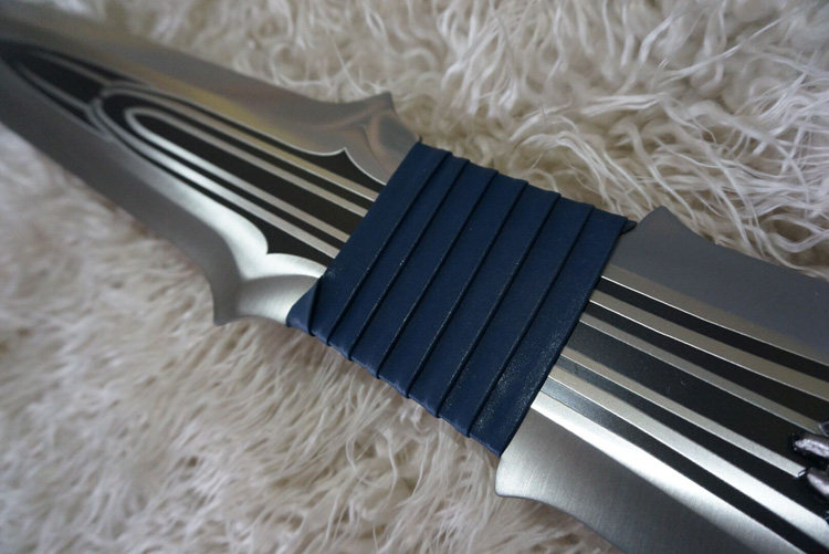 hcmy魔兽电影联盟洛萨龙爪剑莱恩国王剑全金属暴风城模型未开刃 - 瀚