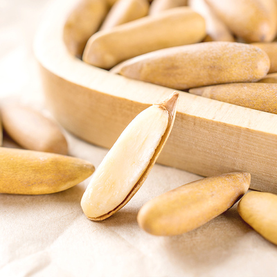 19年巴西松子新货250g连罐散装特级大颗粒原味手剥拨特大坚果零食