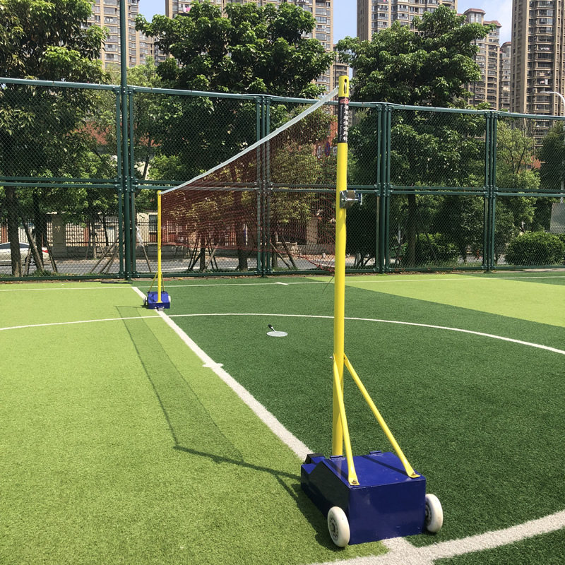羽毛球网架便携式标准移动式家庭室内比赛户外羽毛球架气排球网柱