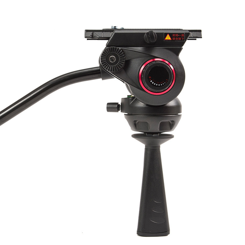 云台miliboo米泊myt803液压可调阻尼75mm球碗8英寸摄像机配件