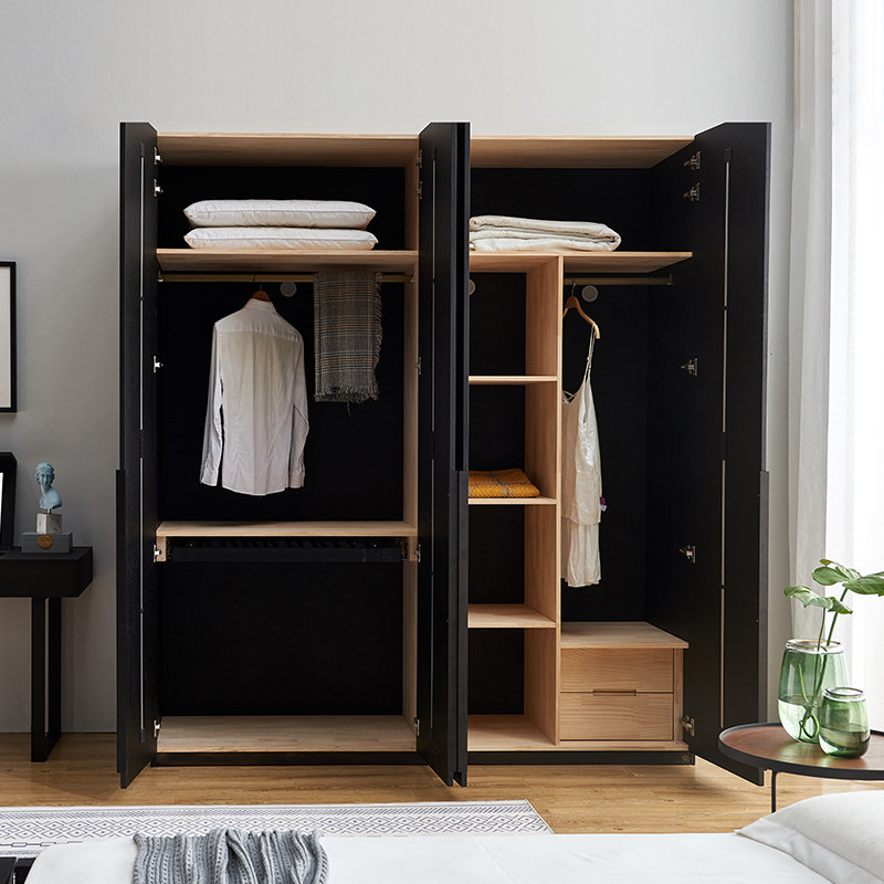 衣柜意式轻奢大衣衣橱收纳家用卧室现代简约网红衣柜