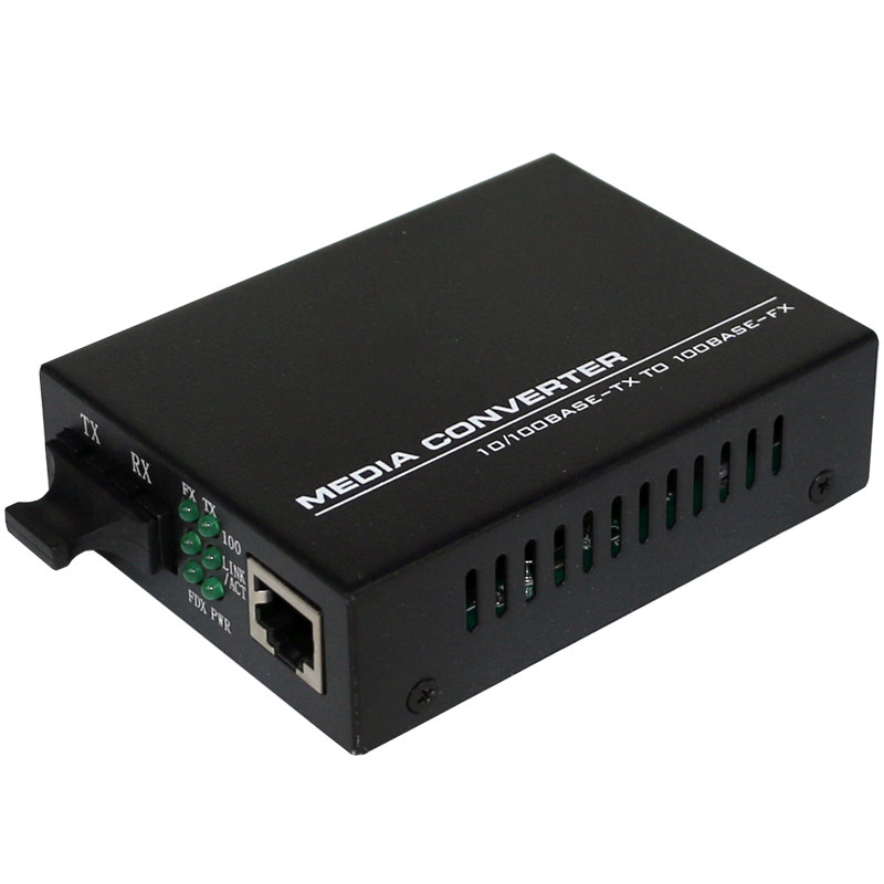 gris以太网光纤收发器光端机高清百兆单模双纤htb1100s收发器