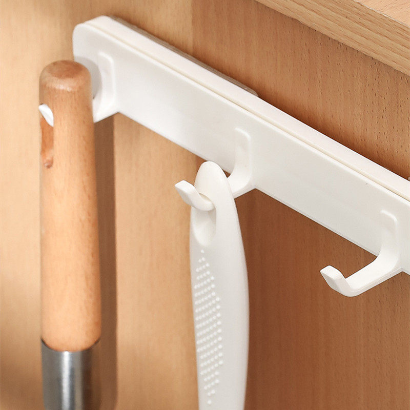 新疆包邮可伸缩缝隙挂钩厨房打孔抽拉挂架橱柜挂钩