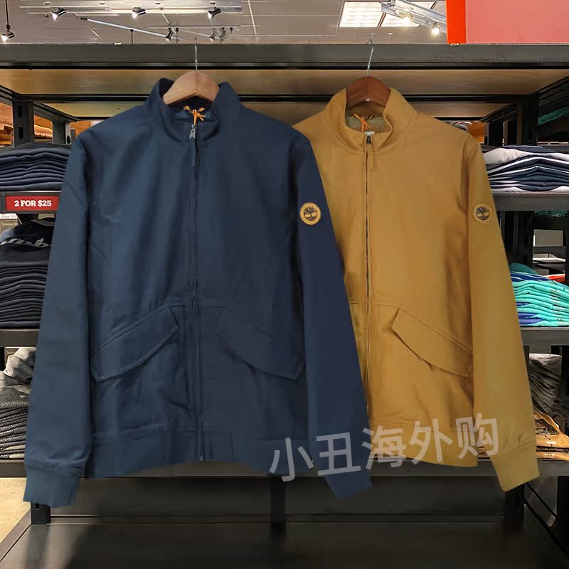 正品TIMBERLAND/添柏岚飞行员立领夹克秋冬男士潮流休闲拉链外套