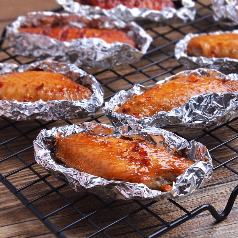 1送 2 锡纸烧烤烤肉纸加厚锡箔纸烤箱铝箔纸烧烤烤盘吸油纸烘焙买