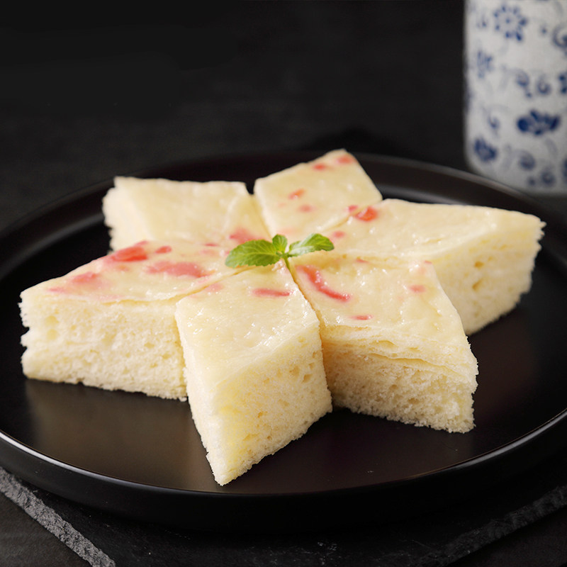 五亭千层油糕扬州特产美食小吃传统糕点速冻食品传统中式糕点