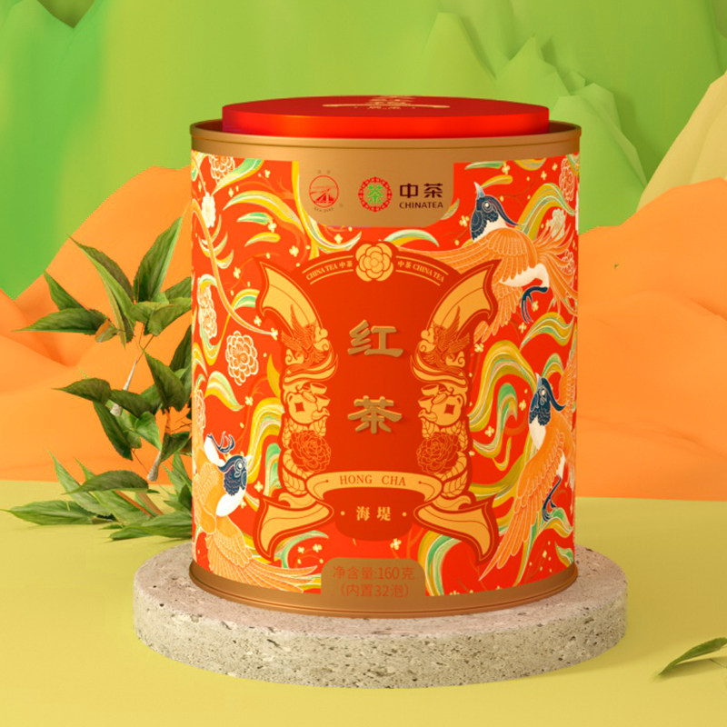 海堤红茶茶叶系列罐装160克中小小叶功夫xt5333其它红茶