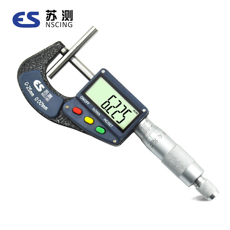 苏测千分尺精度0.001数显仪电子螺旋测微器0-25mm高精度外径卡尺