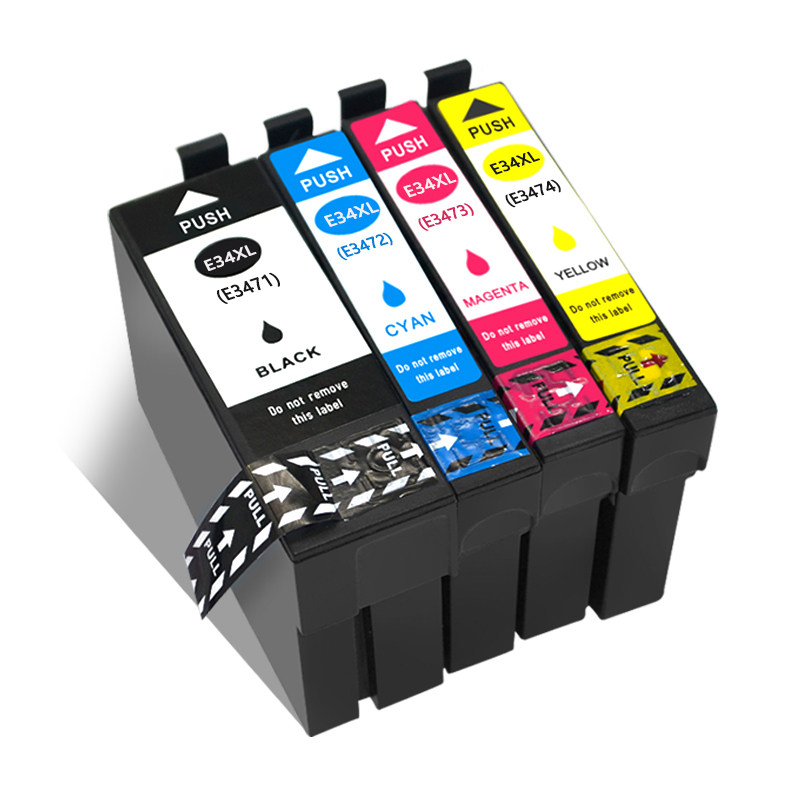 墨盒wf-3720dwf打印机mag适用爱普生34xlt3471xl墨水epson墨盒