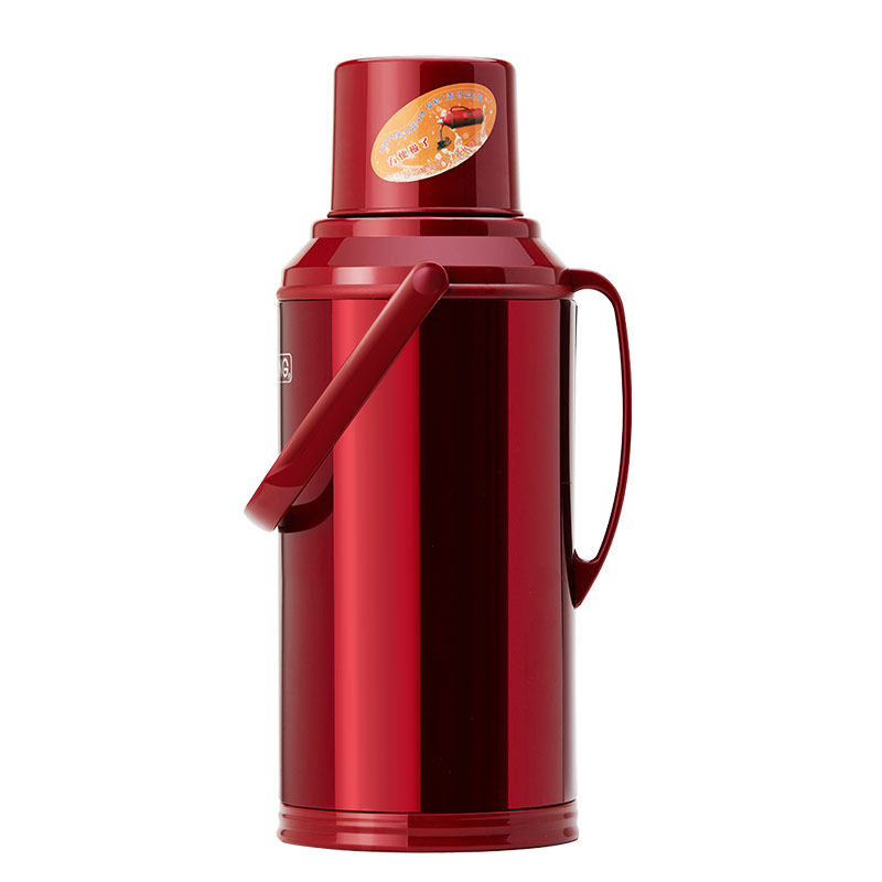 宝菱热水瓶家用保温红色不锈钢结婚暖壶大容量热水热水瓶